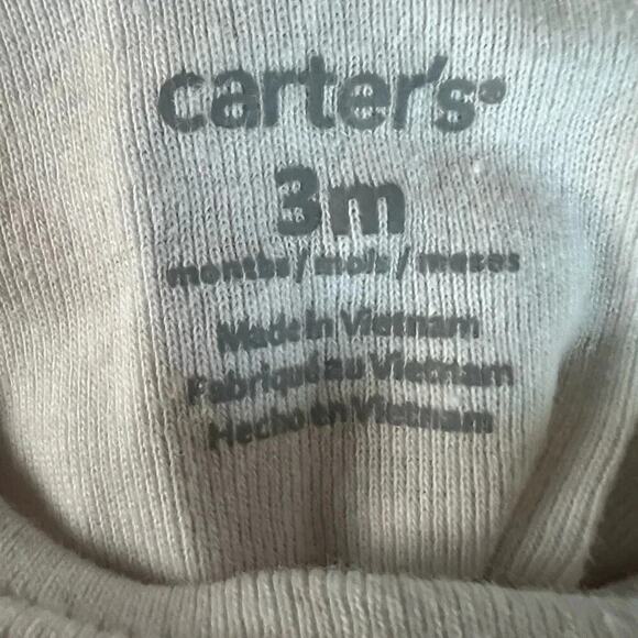 Carters 3 Months Long Sleeve Onesie - Picture 3 of 3